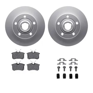 R1 Concepts WDWH1-73009 Brake Rotor- Carbon Coated W/ Ceramic Pads & Hdw